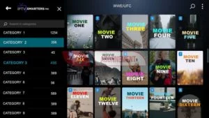 IPTV Smarters Kategori